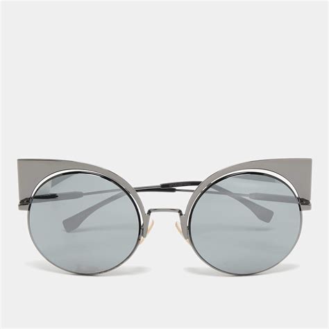 fendi eyeshine ff|FENDI Eyeshine Sunglasses FF 0177/S Black .